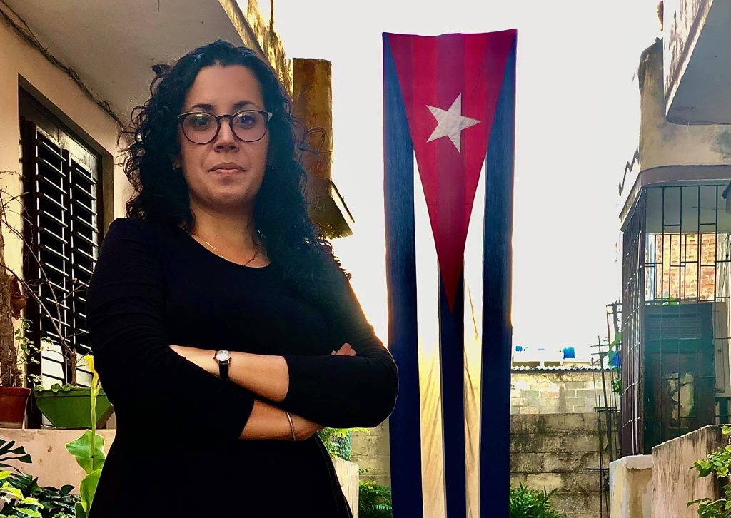 Camila Acosta, periodista cubana de la plataforma Cubanet. Foto | cortesía