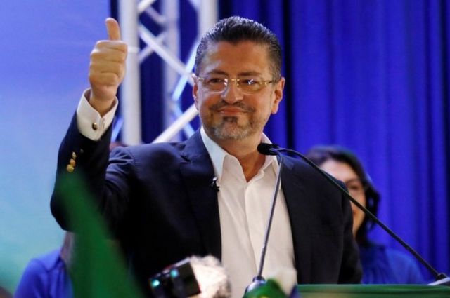 Rodrigo Chaves, presidente electo de Costa Rica. Foto | BBC