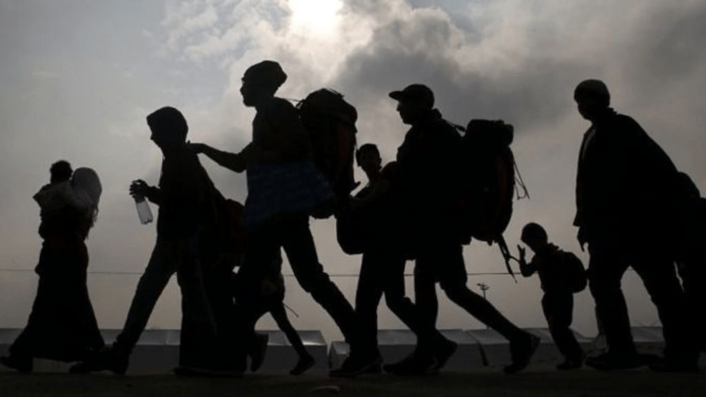 La cantidad de migrantes nicaragüenses ha alcanzado cifras históricas, de acuerdo con organismos humanitarios internacionales y autoridades migratorias de países destino. Foto: Referencial. AP.
