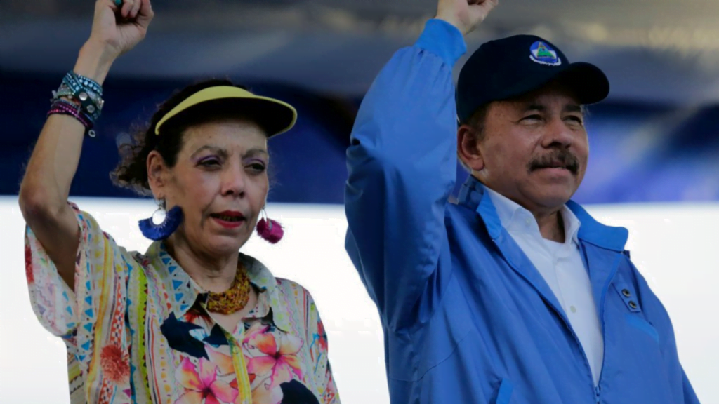 Daniel Ortega y Rosario Murillo niegan que estén buscando una negociación con el gobierno de Estados Unidos. Foto: Tomada de internet